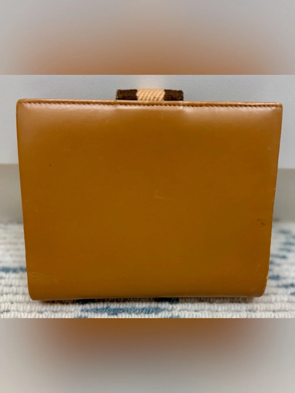 GUCCI Vintage Y2K Rare Unisex Camel Brown Leather 2-Way 6-Ring Agenda Planner - Picture 3 of 16